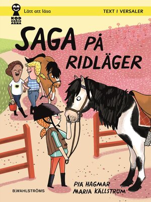 cover image of Saga och Max 6--Saga på ridläger